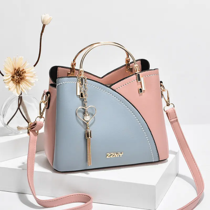 Pastel chic satchel