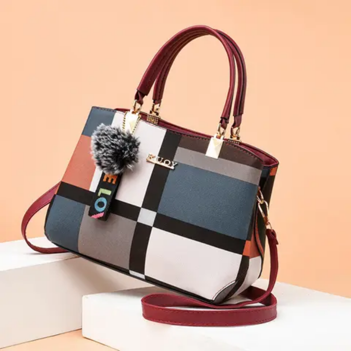 Chroma plaid handbag