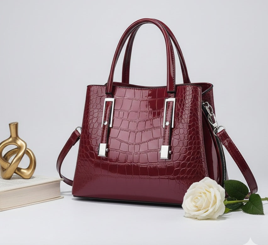 Crimson glossy charm