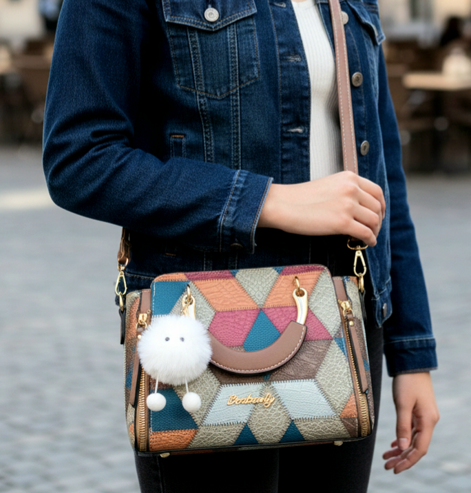 Stunning multi chic bag