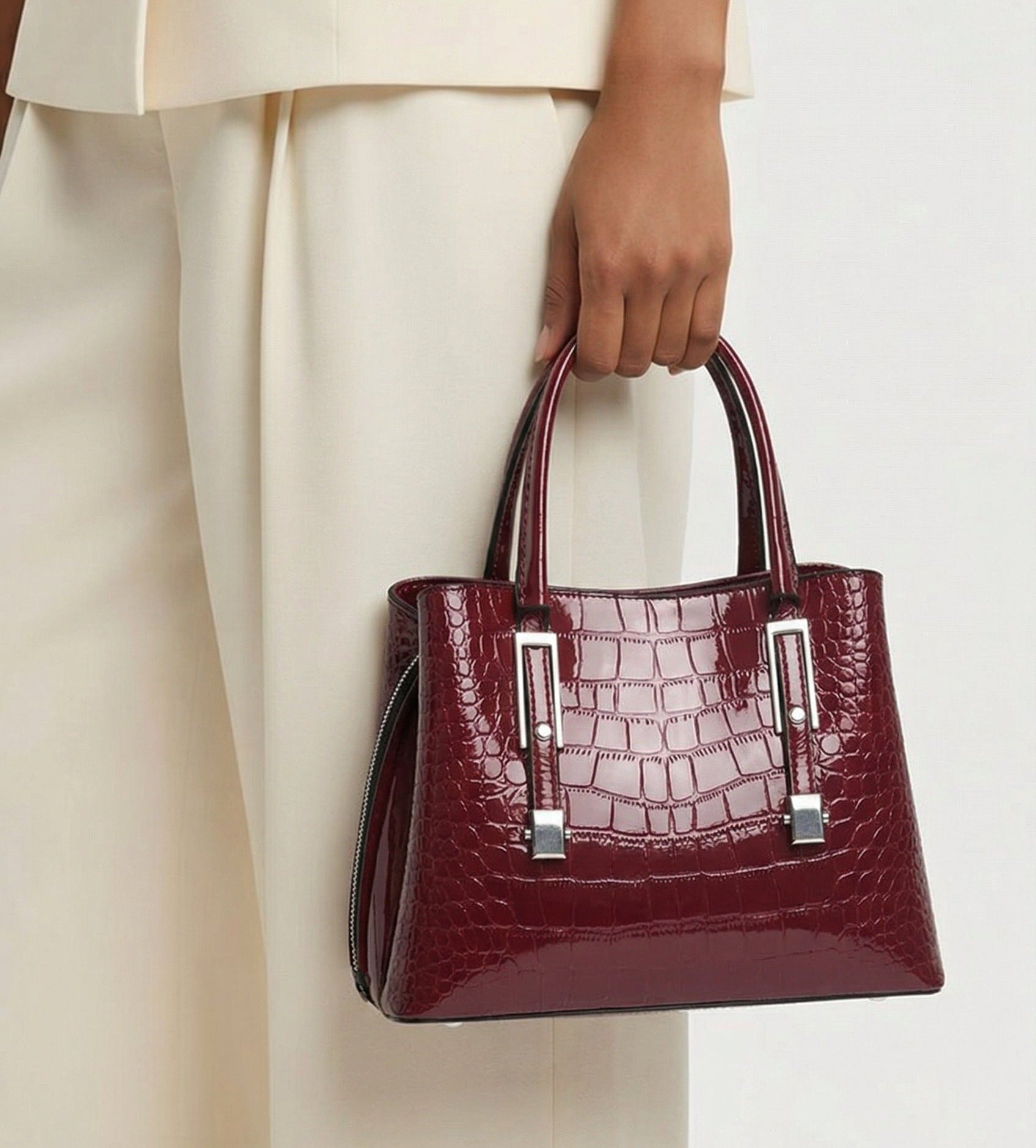 Crimson glossy charm