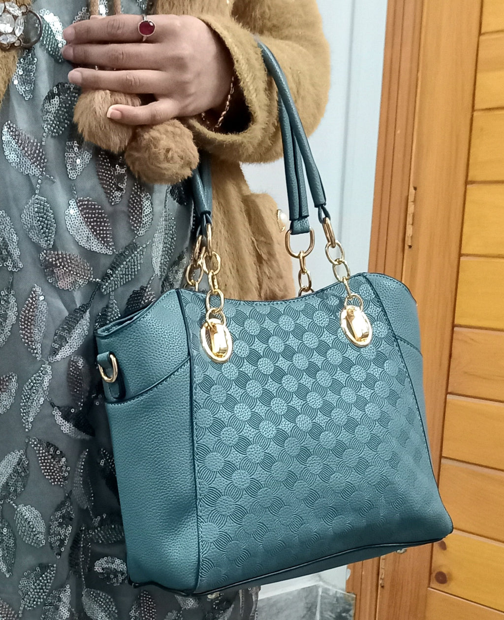 Sapphire quilt tote