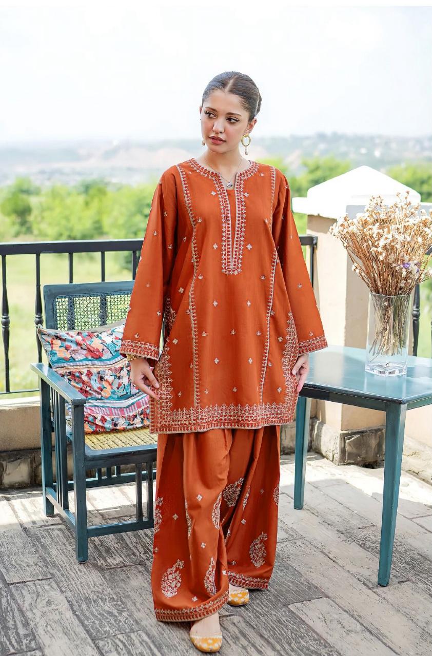 Urge - 2pc Embroidered Lawn