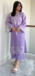UMZAY - 2pc Embroidered Summer Lawn