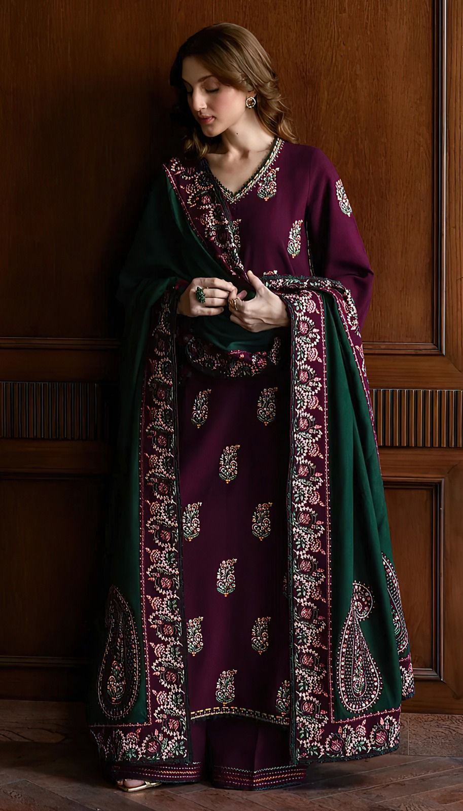 Batik - 3pc Embroidered Lawn with Lawn Emb Dopatta