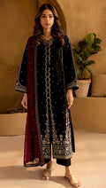 Batik - 3pc Embroidered Lawn with Emb Chiffon Dopatta
