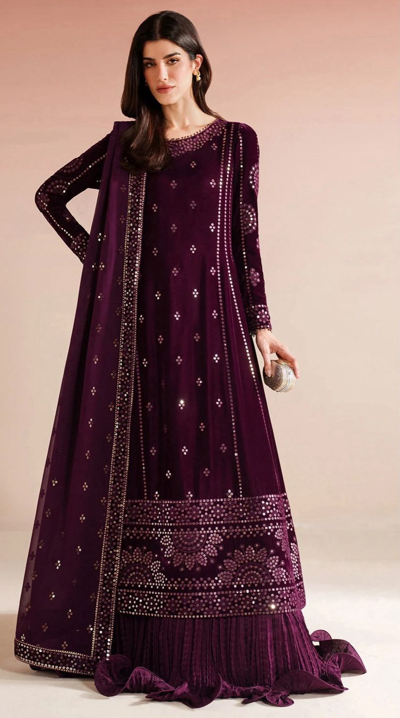 Jazmin - 3pc Embroidered Lawn with Emb Chiffon Dopatta