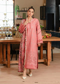 Mahnur - 3pc Chikenkari Embroidered Lawn with Digital Printed Diamond Dopatta