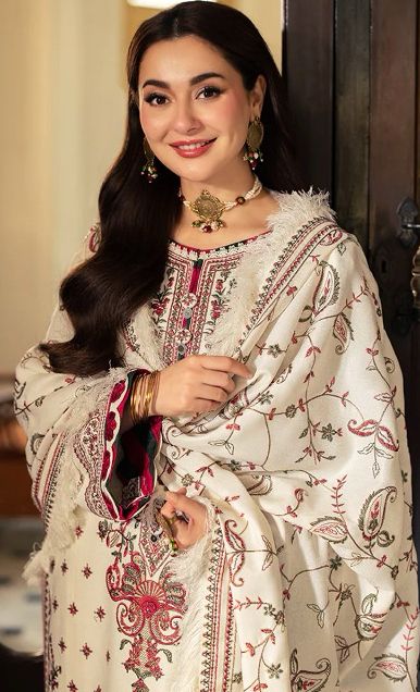 Asim Jofa - 3pc Embroidered Lawn with Printed Tarkashi Diamond Dopatta