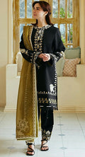 Zarashahjahan - 3pc Embroidered Lawn with Emb Chiffon Dopatta