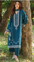 Garnet - 3pc Embroidered Lawn with Emb Chiffon Dopatta