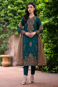 Jazmin - 3pc Embroidered Lawn with Emb Chiffon Dopatta