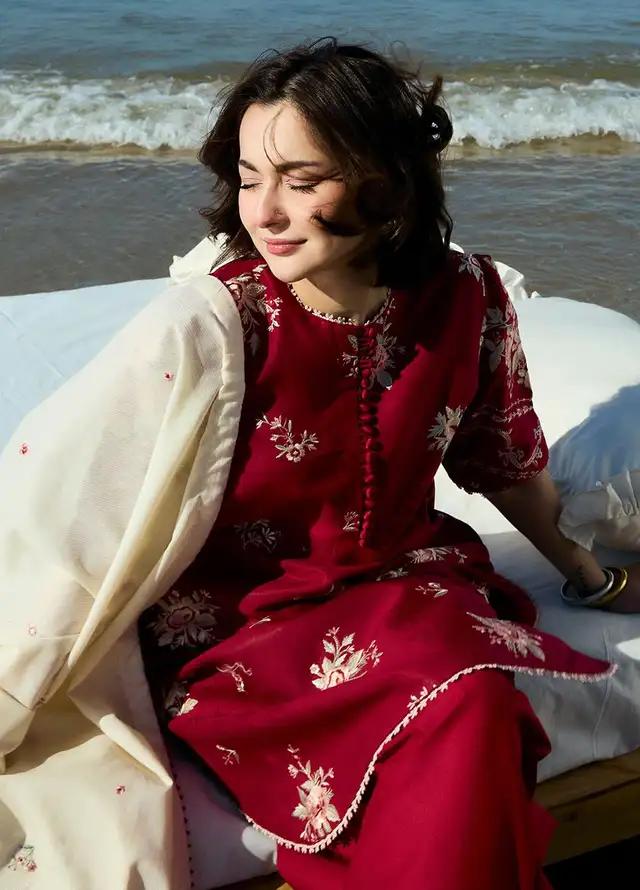 Coco - 3pc Embroidered Lawn with Emb Khaadi Net Dopatta