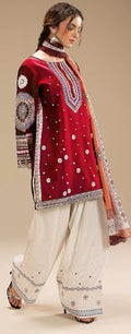 Jazmin - 3pc Embroidered Lawn with Printed Diamond Dopatta