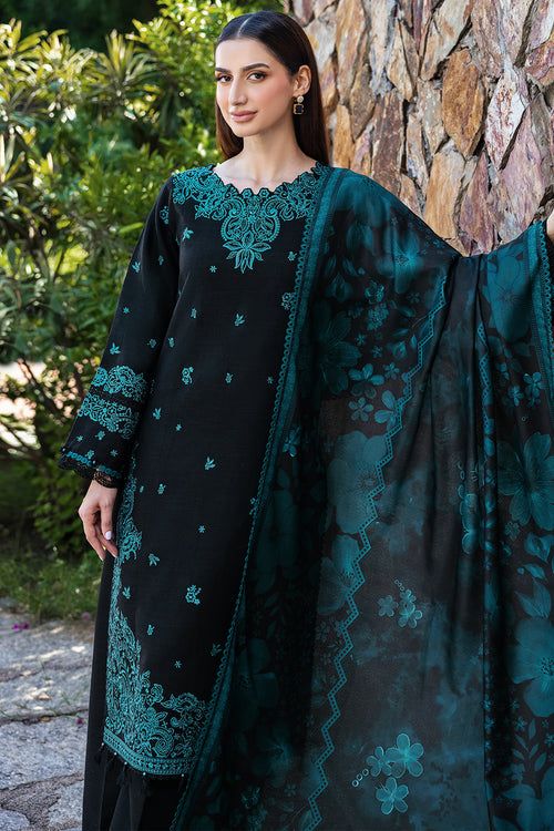 Batik - 3pc Embroidered Lawn with Printed Diamond Dopatta