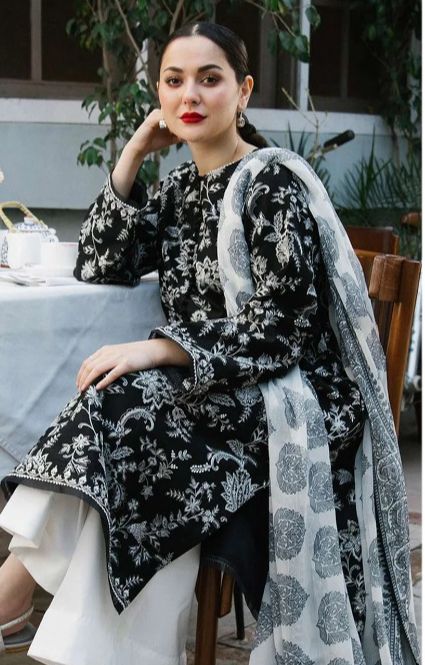 Zarashahjahan - 3pc Embroidered Lawn with Emb Chiffon Dopatta