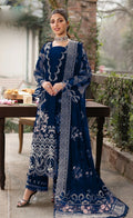 Kahaf - 3pc Embroidered Lawn with Emb Chiffon ready to wear Dopatta