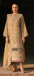 Zarashahjahan - 3pc Embroidered Lawn with Emb Chiffon Dopatta