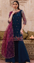 Batik - 3pc Embroidered Lawn with Emb Chiffon Dopatta