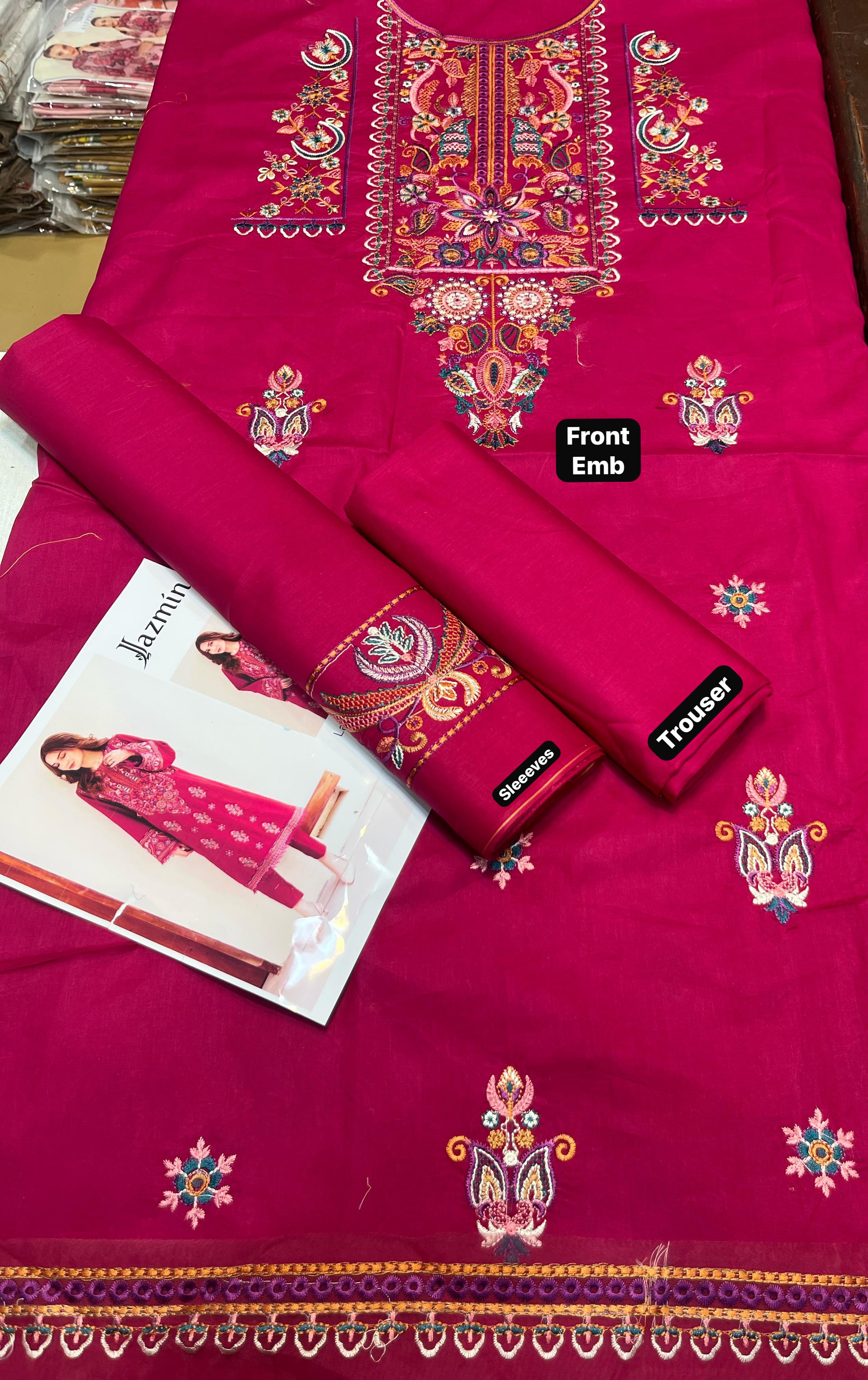 Jazmin - 2pc Embroidered Lawn