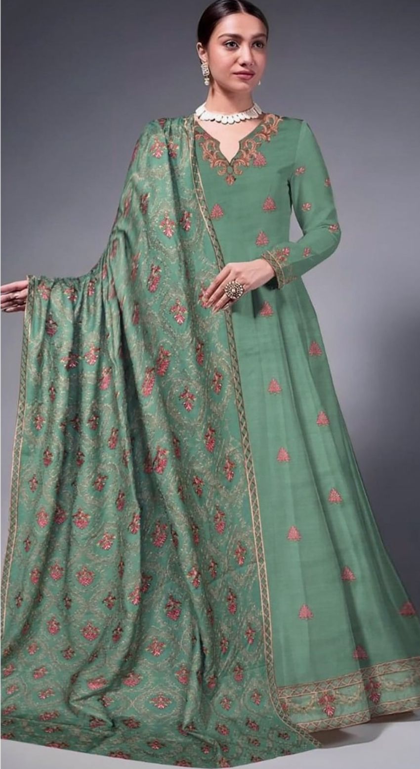 Bareeze - 3pc Embroidered Lawn with Emb Chiffon Dopatta