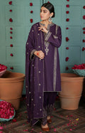 Zarashajahan- 3pc Embroidered Lawn with Emb Organza Dopatta