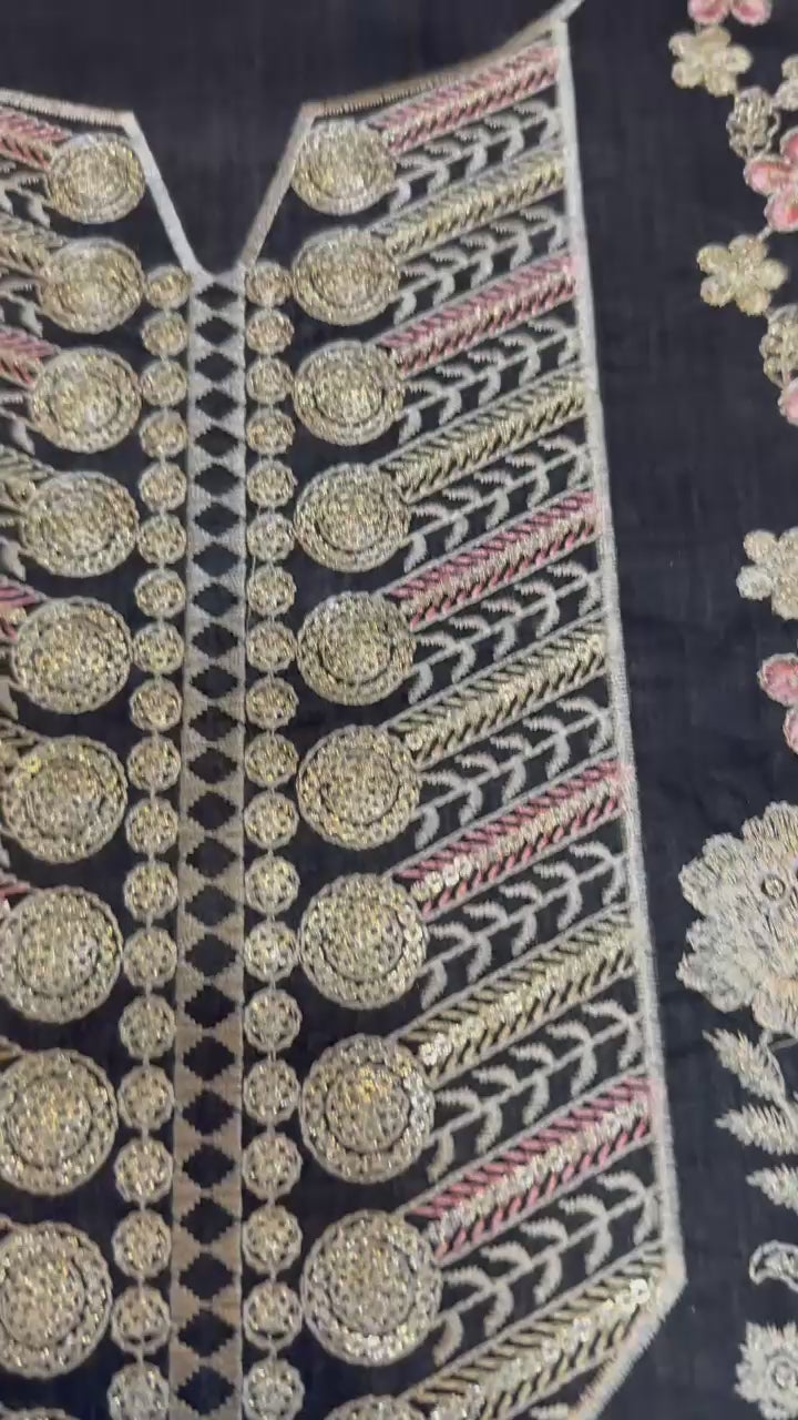 Aneela’s - 3pc Embroidered Lawn with Ready to wear Emb Chiffon Dopatta