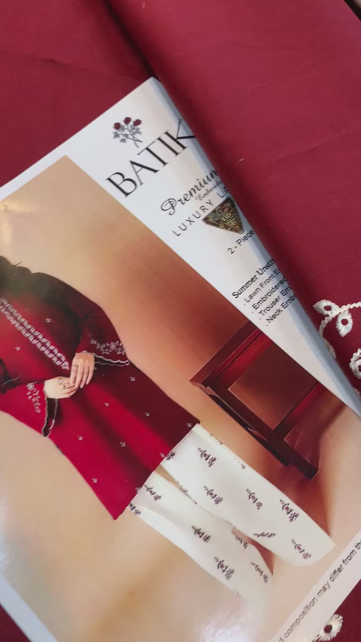 Batik - 2pc Embroidered Lawn