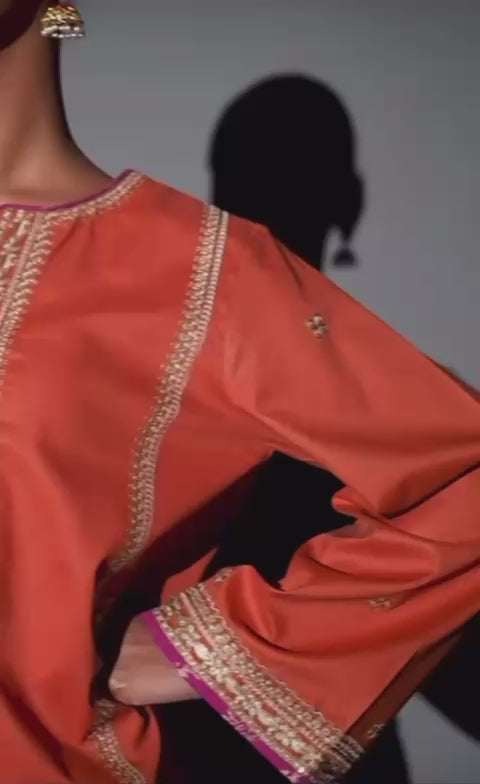 Zarashahjahan - 3pc Embroidered Lawn with Printed diamond Dopatta